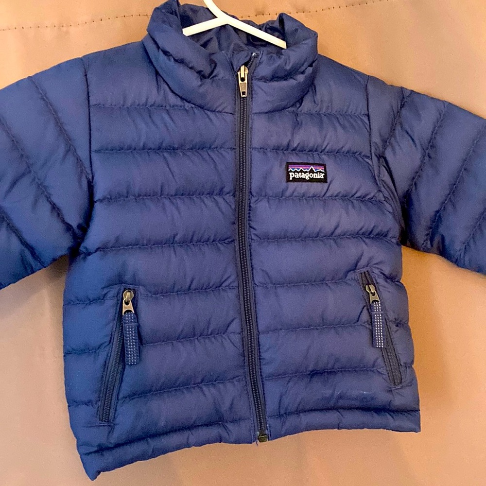 Patagonia blue parka 6 months